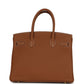 Birkin 30 Gold Togo Gold Hardware