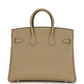 Birkin 25 Trench Verso Togo Palladium Hardware