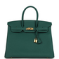 Birkin 35 Malachite Togo Gold Hardware