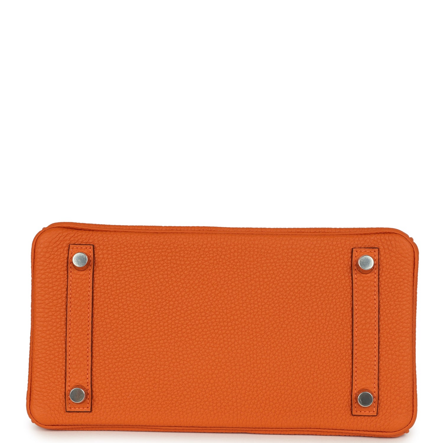 Birkin 25 Orange Togo Palladium Hardware