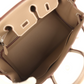 Birkins 25 Etoupe Swift Palladium Hardware