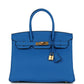 Birkin 30 Bleu Hydra Togo Gold Hardware