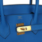 Birkin 30 Bleu Hydra Togo Gold Hardware