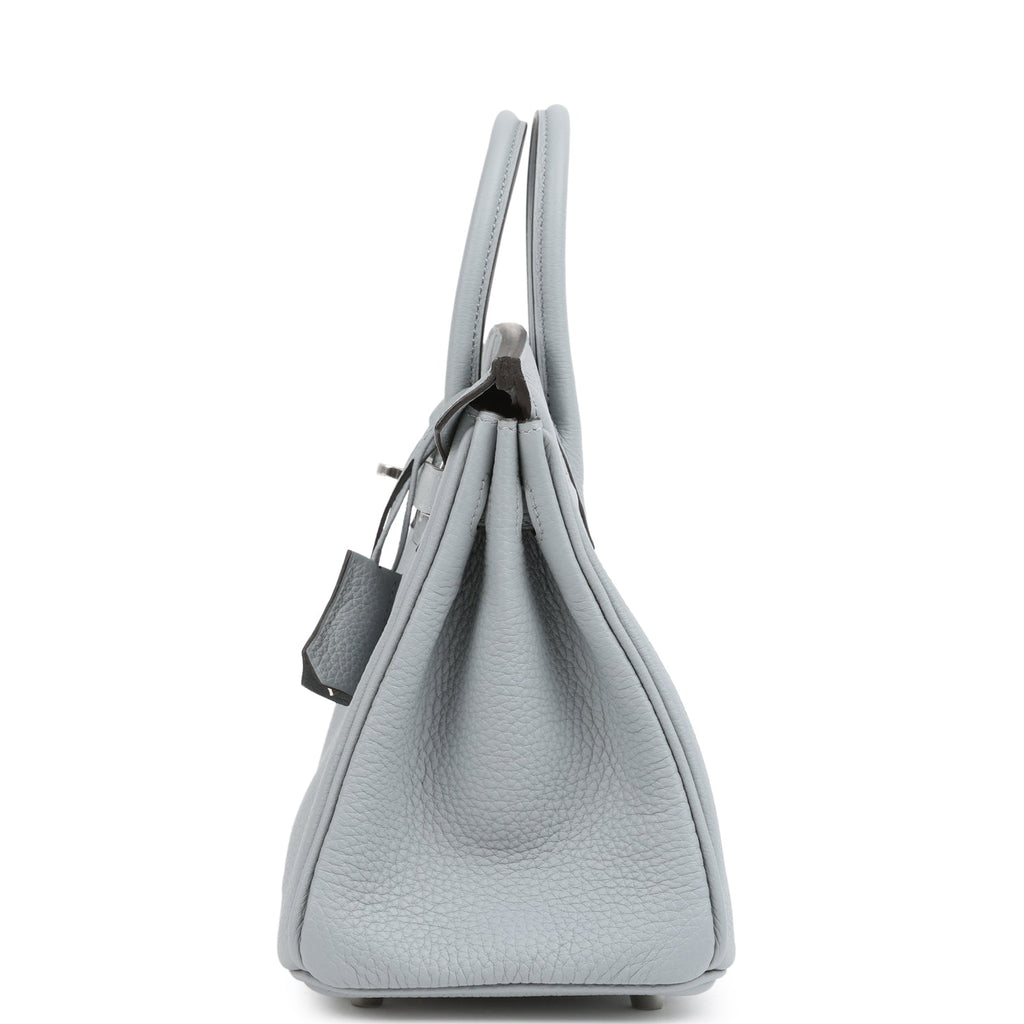 Birkins 25 Gris Pantin Togo Palladium Hardware