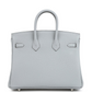 Birkins 25 Gris Pantin Togo Palladium Hardware