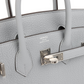 Birkins 25 Gris Pantin Togo Palladium Hardware
