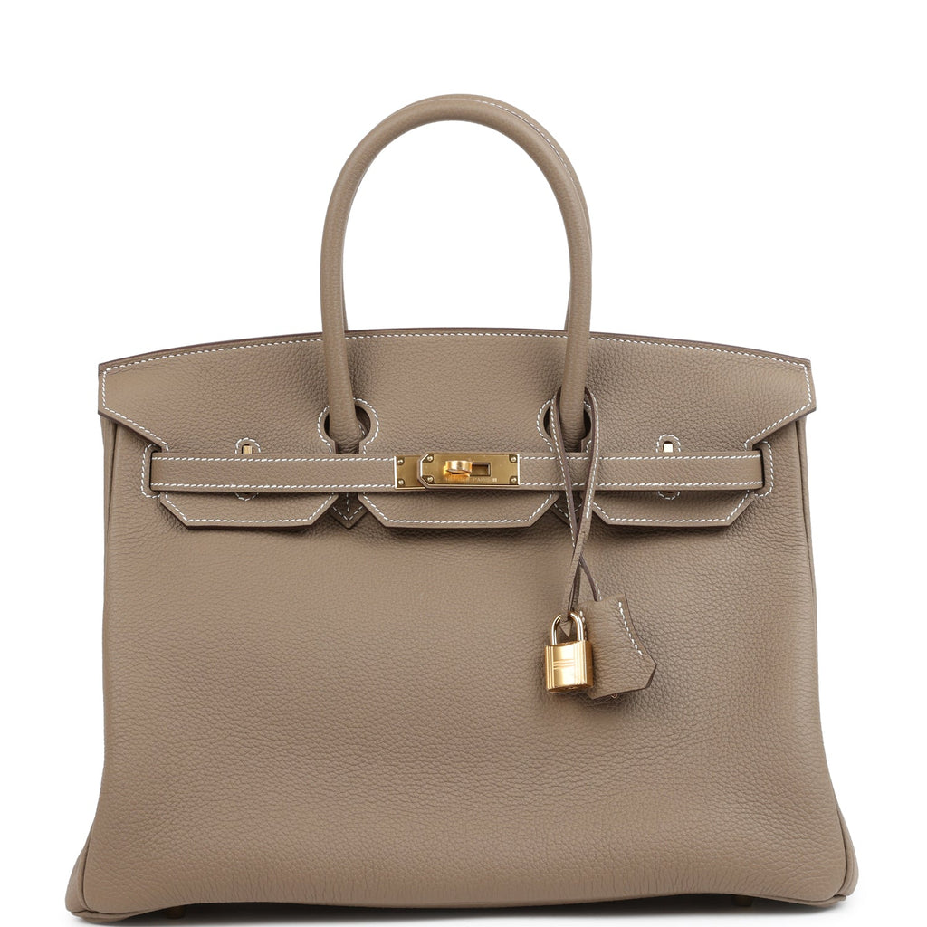 Birkin 35 Etoupe Togo Gold Hardware
