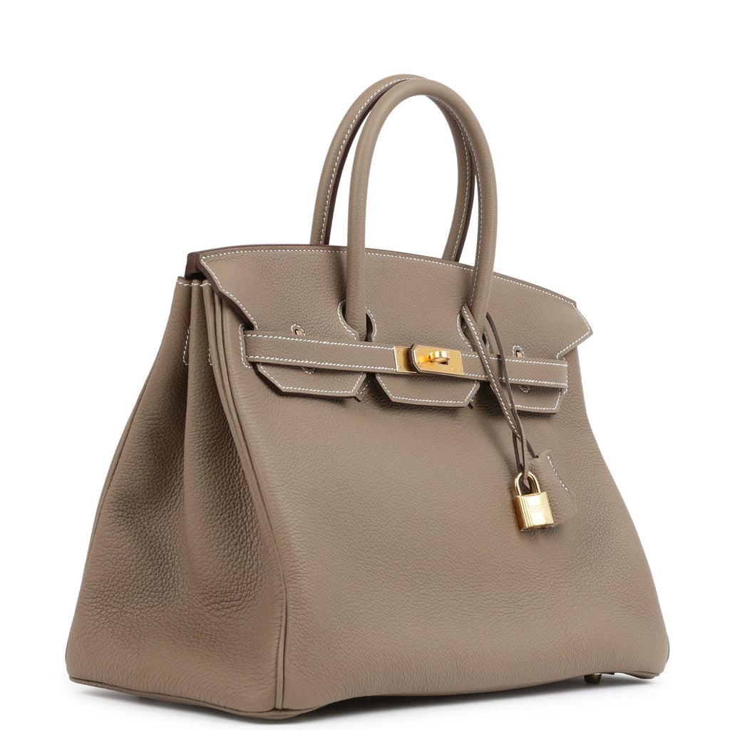 Birkin 35 Etoupe Togo Gold Hardware