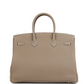 Birkin 35 Etoupe Togo Gold Hardware