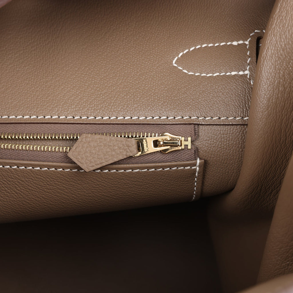 Birkin 35 Etoupe Togo Gold Hardware
