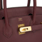 Birkin 30 Rouge Sellier Togo Gold Hardware