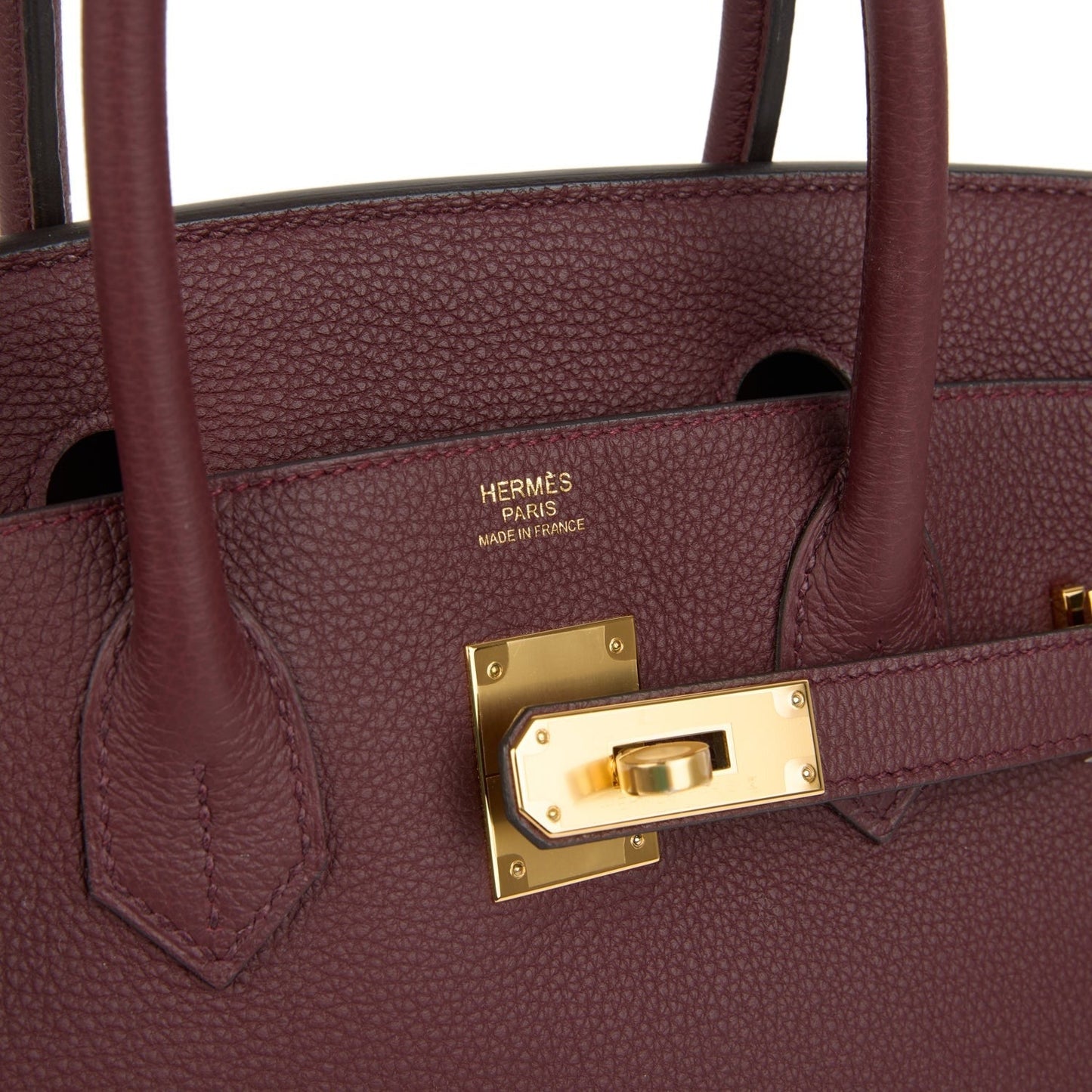 Birkin 30 Rouge Sellier Togo Gold Hardware