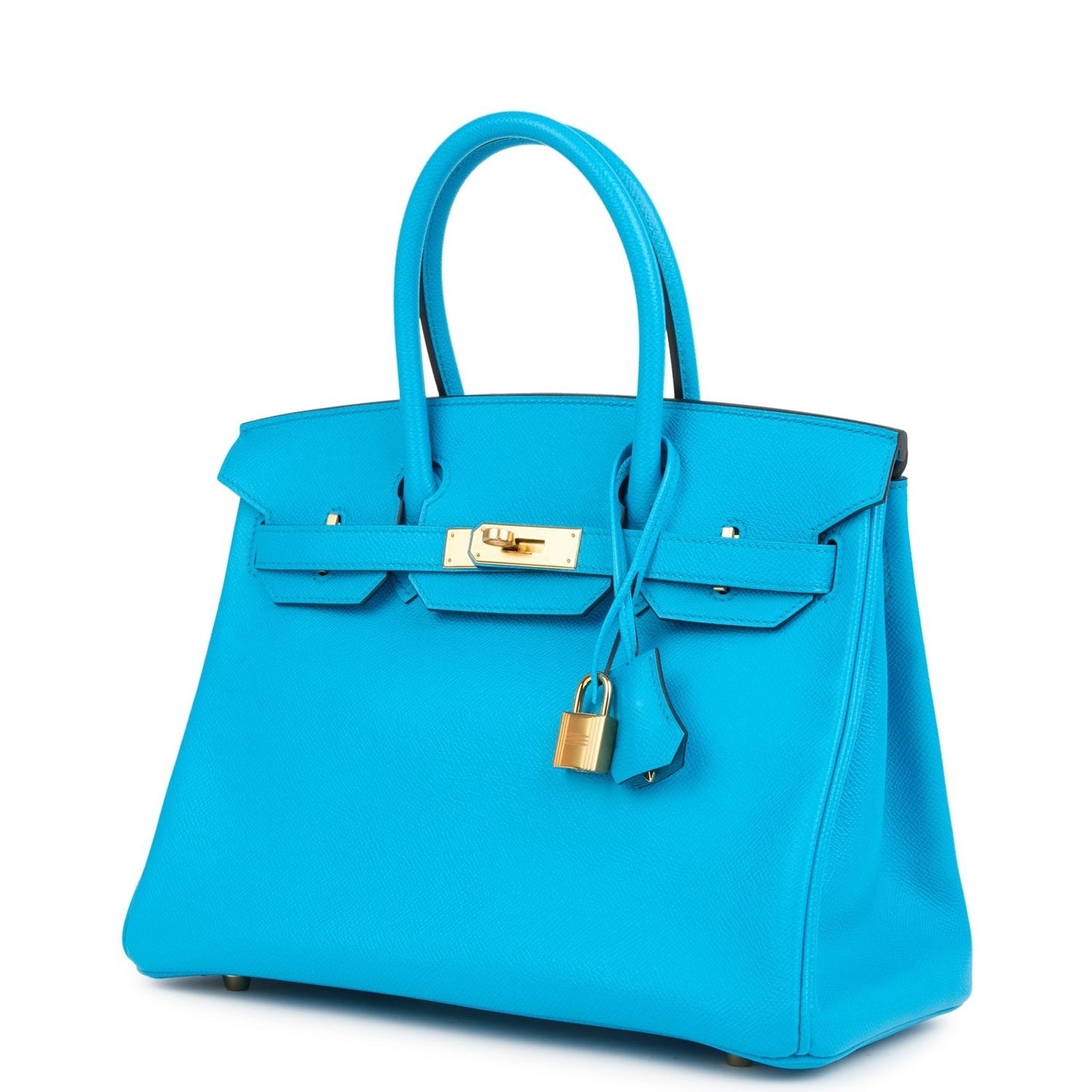 Birkin 30 Bleu Frida Epsom Gold Hardware