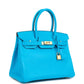 Birkin 30 Bleu Frida Epsom Gold Hardware