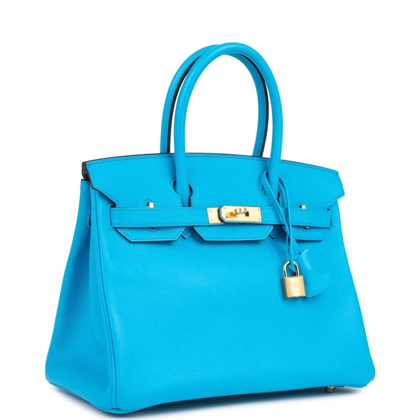 Birkin 30 Bleu Frida Epsom Gold Hardware