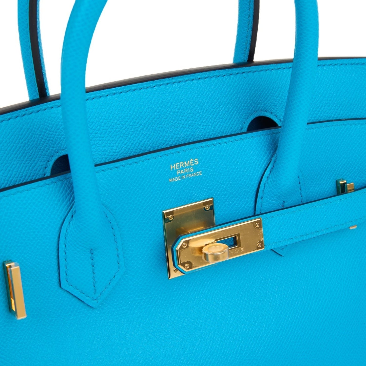 Birkin 30 Bleu Frida Epsom Gold Hardware