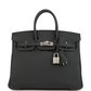 Birkins 25 Black Togo Brushed Palladium Hardware
