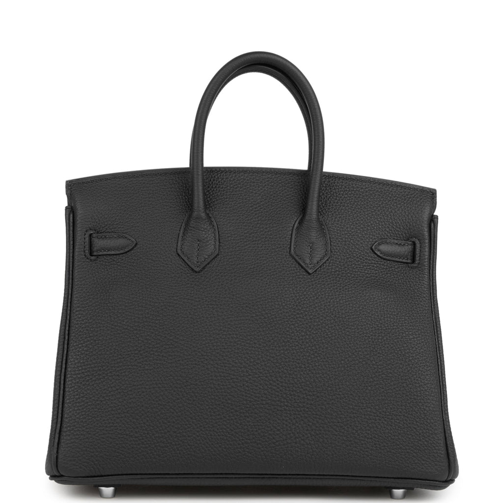 Birkins 25 Black Togo Brushed Palladium Hardware