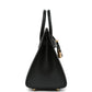 Birkin Sellier 25 Black Epsom Gold Hardware