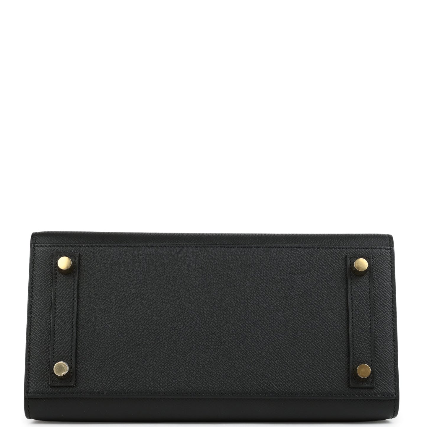 Birkin Sellier 25 Black Epsom Gold Hardware