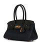 Shoulder Birkin Light 29 Black Swift and Bleu Indigo Denim Gold Hardware