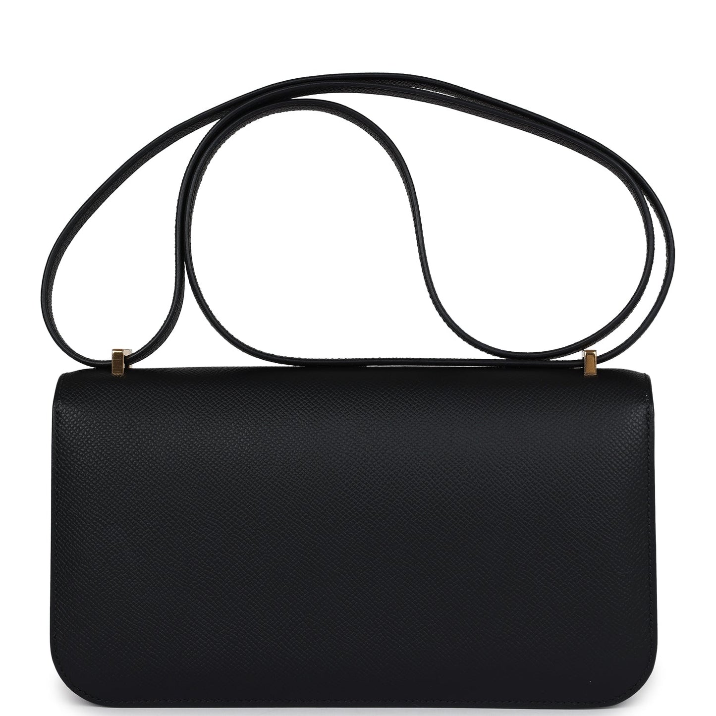 Constance Elan Black Epsom Gold Hardware