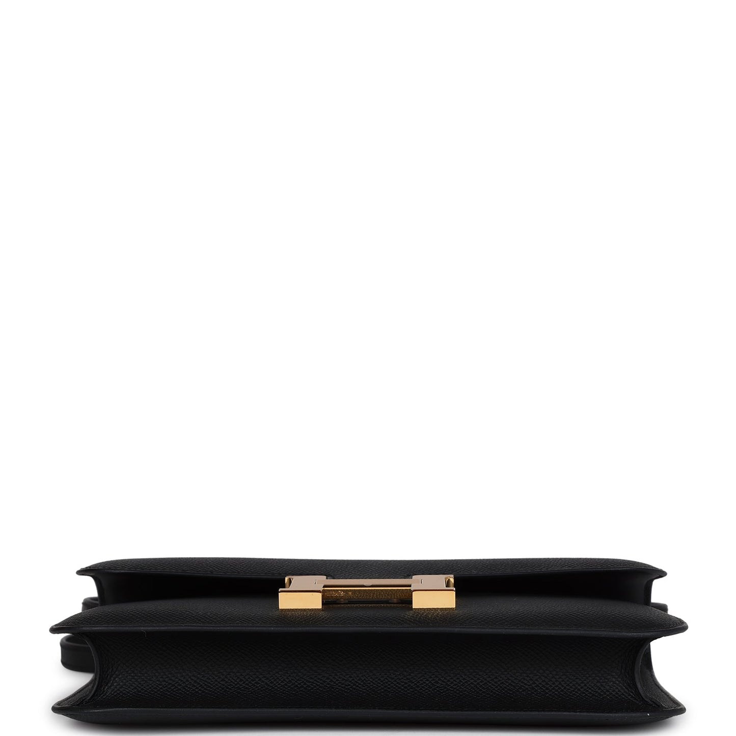 Constance Elan Black Epsom Gold Hardware