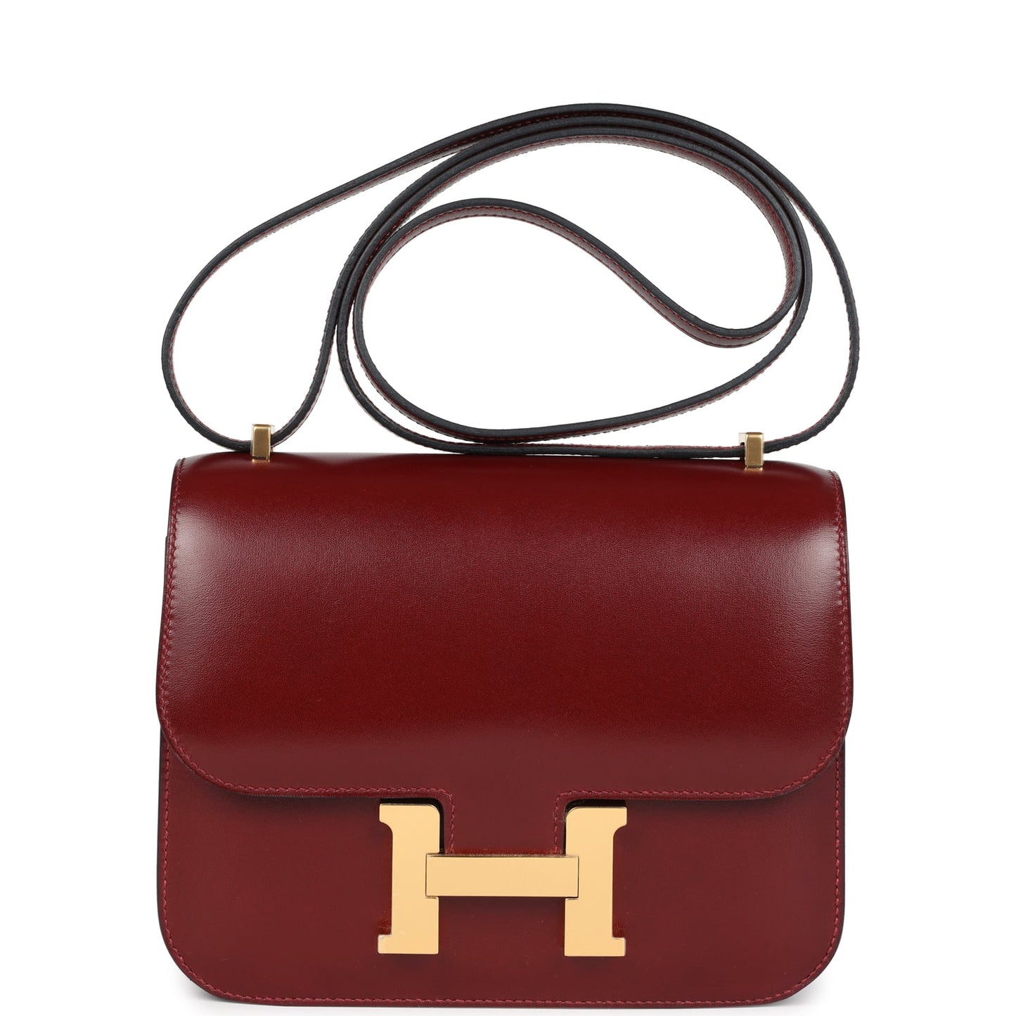 Constance 18 Rouge H Box Gold Hardware