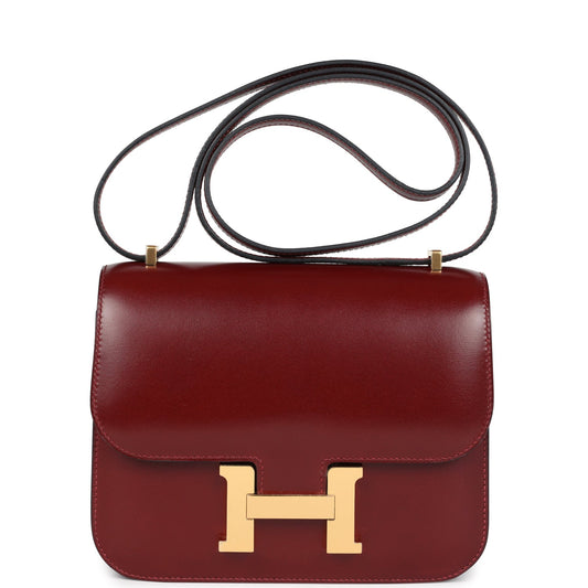 Constance 18 Rouge H Box Gold Hardware