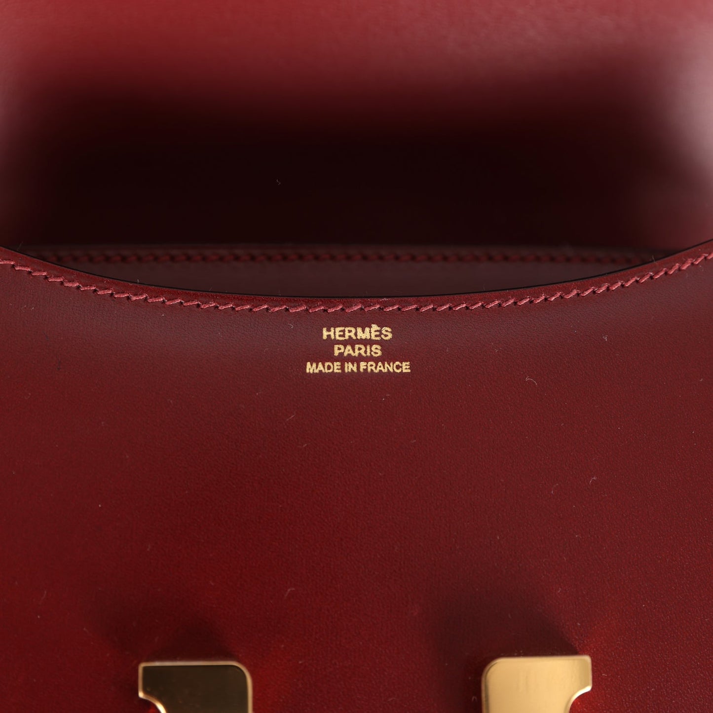 Constance 18 Rouge H Box Gold Hardware