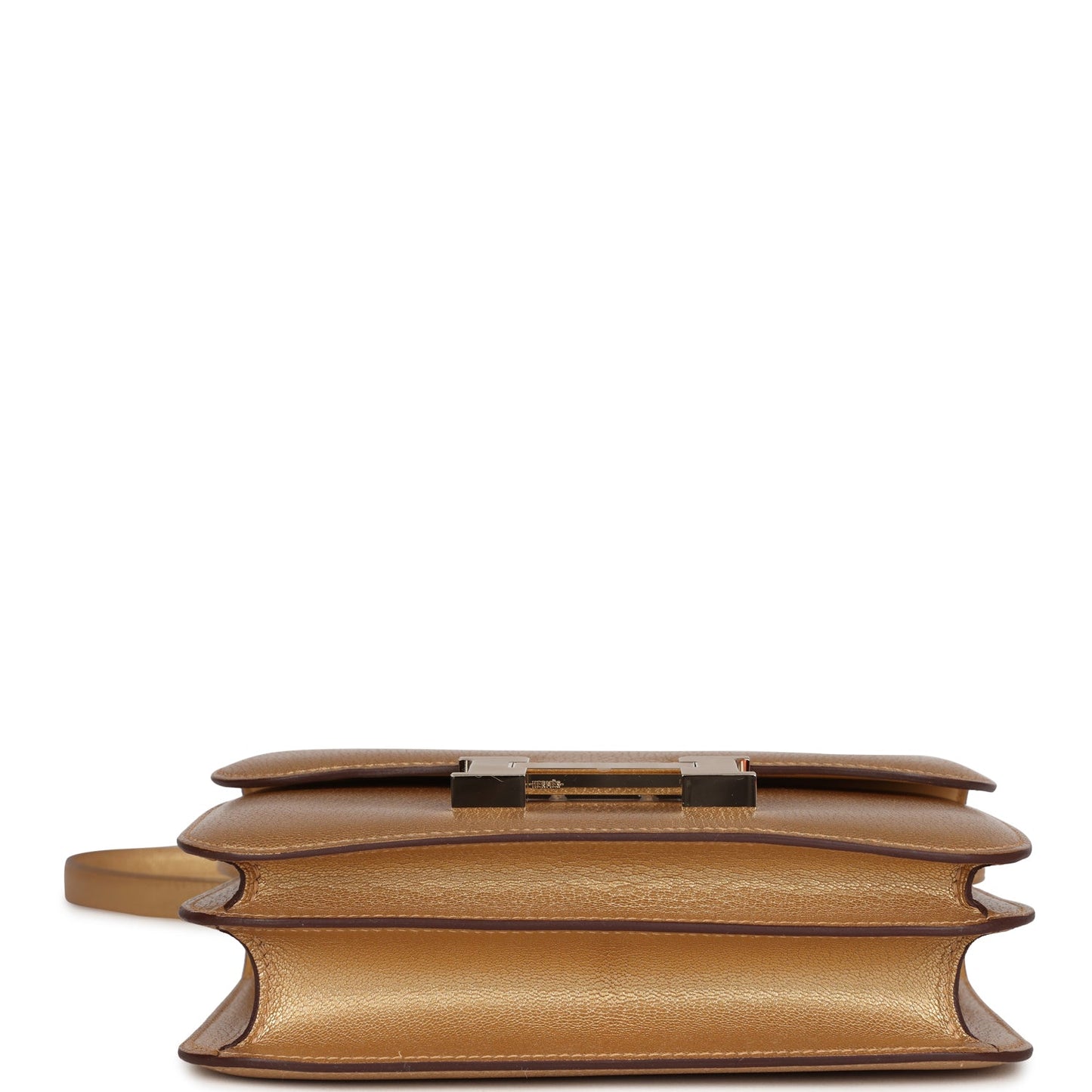 Constance 18 Dore Chevre Chamkilight Permabrass Hardware