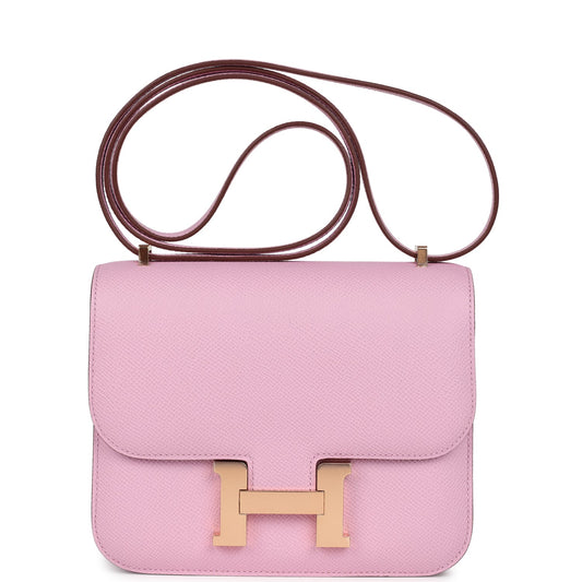 Constance 18 Mauve Sylvestre Epsom Rose Gold Hardware