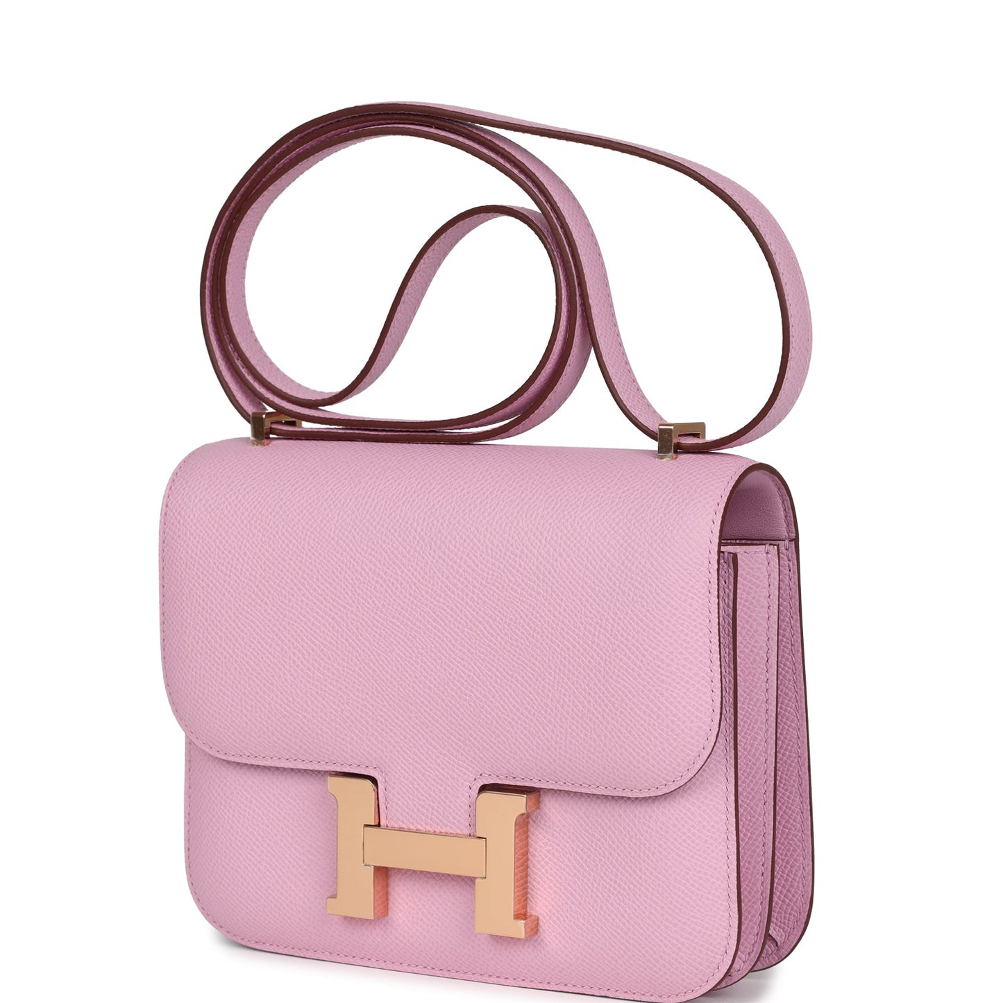 Constance 18 Mauve Sylvestre Epsom Rose Gold Hardware