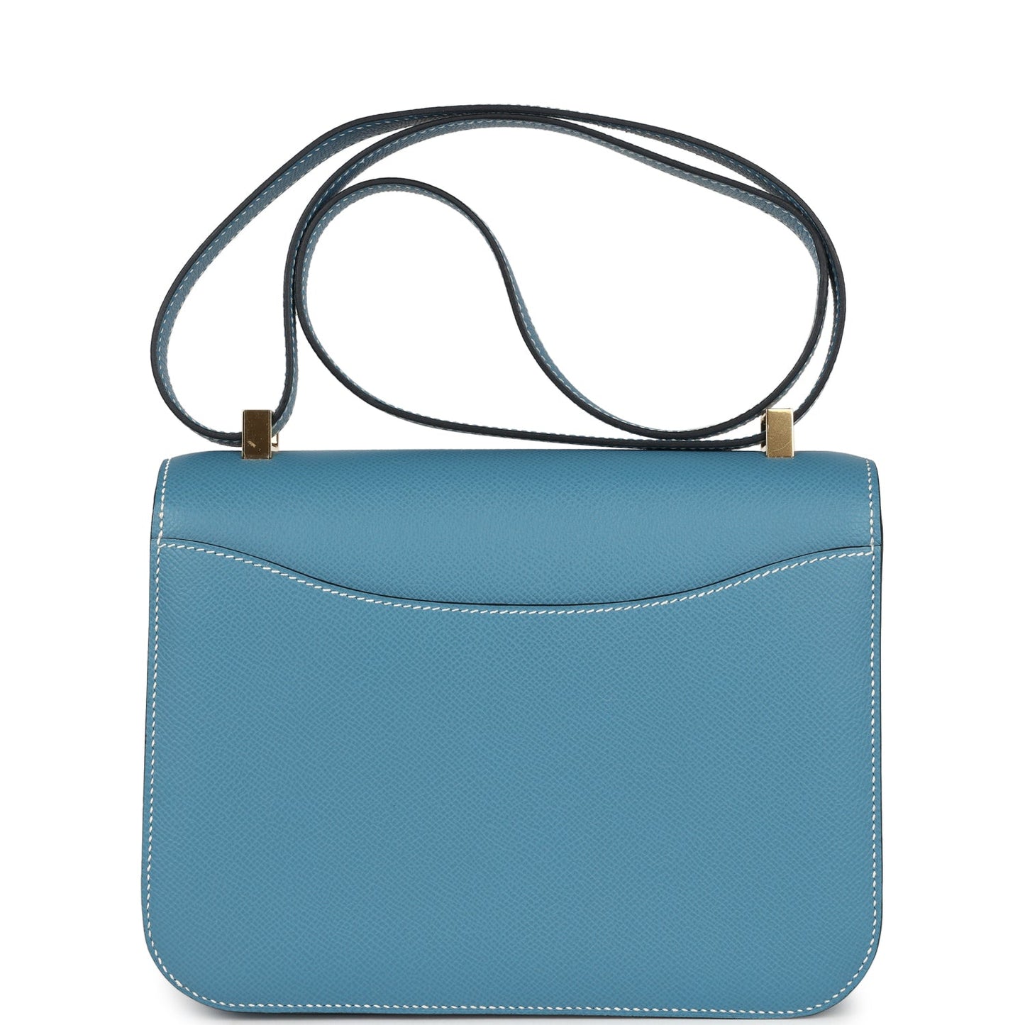 Constance 1-24 Blue Jean Epsom Gold Hardware