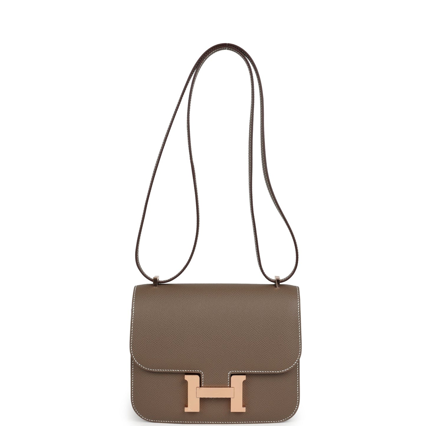 Constance 18 Etoupe Epsom Rose Gold Hardware