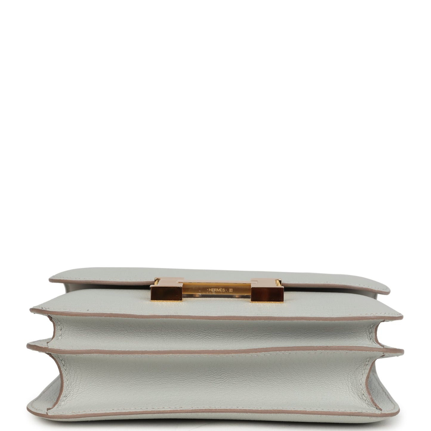 Constance 18 Gris Perle Chevre Mysore Gold Hardware