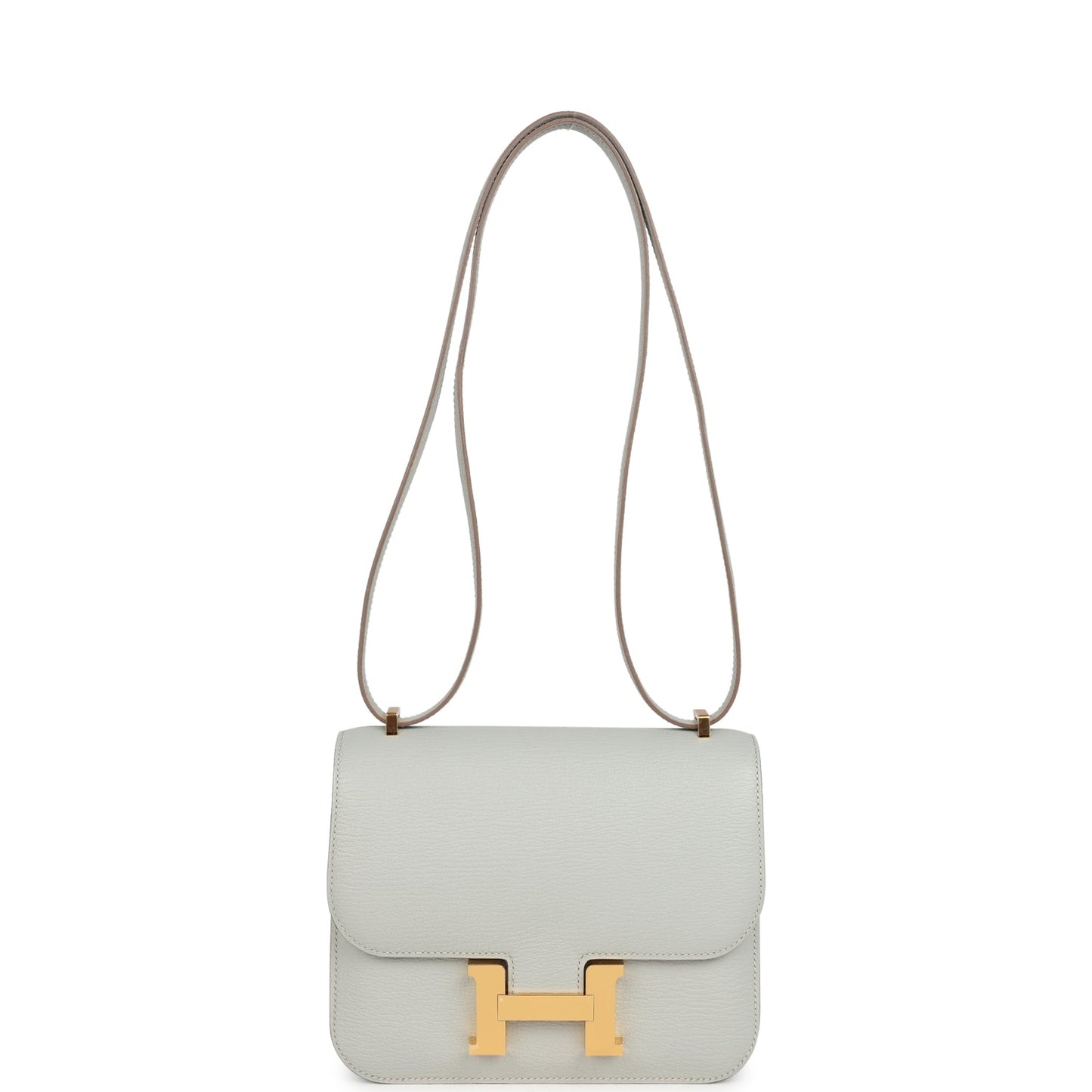 Constance 18 Gris Perle Chevre Mysore Gold Hardware