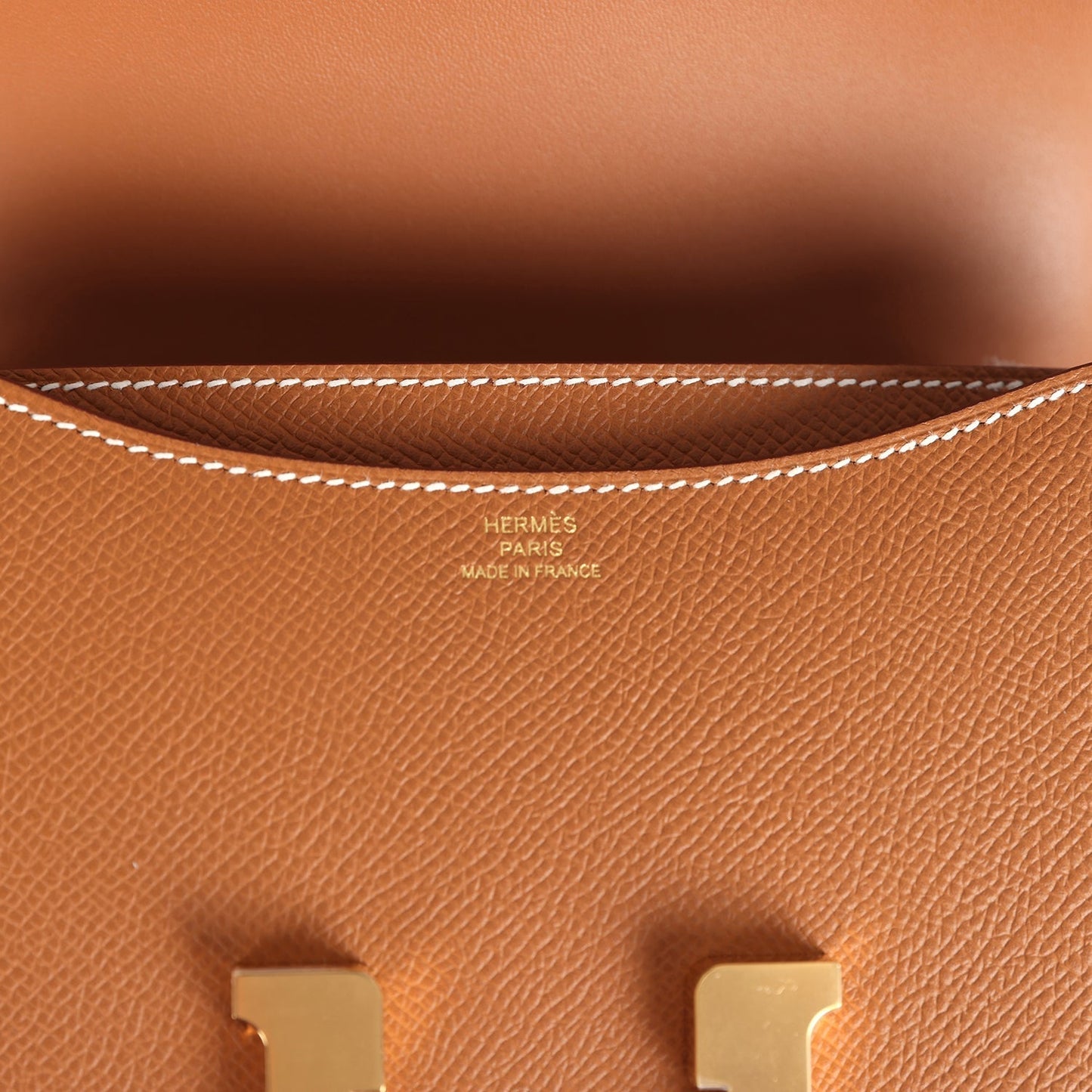 Constance 18 Gold Epsom Gold Hardware