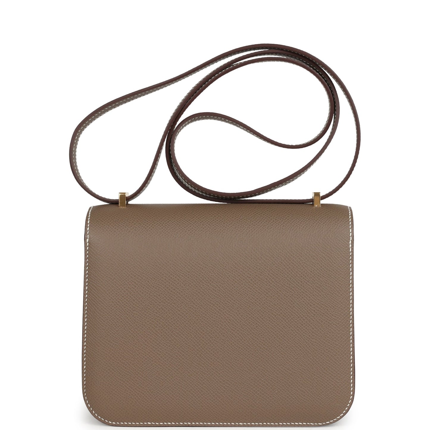 Constance 18 Etoupe Epsom Gold Hardware