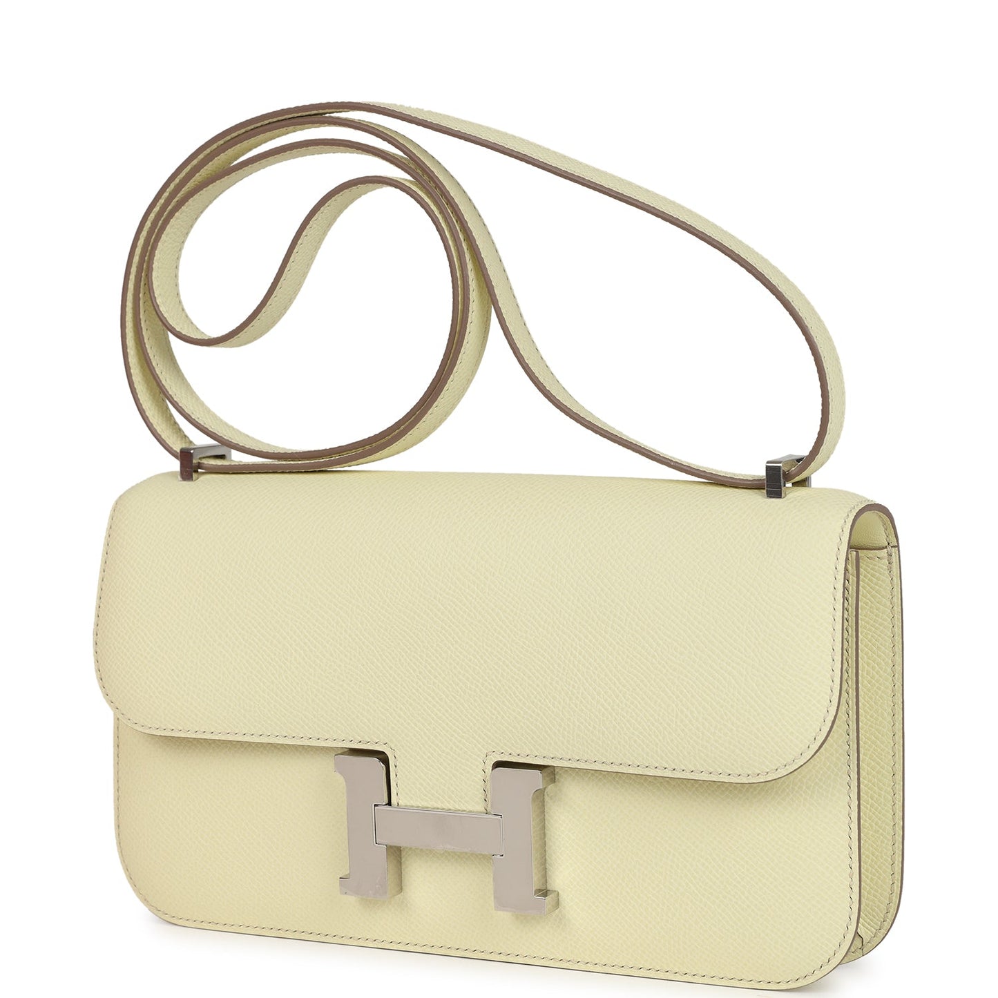 Constance Elan Jaune Milton Epsom Palladium Hardware