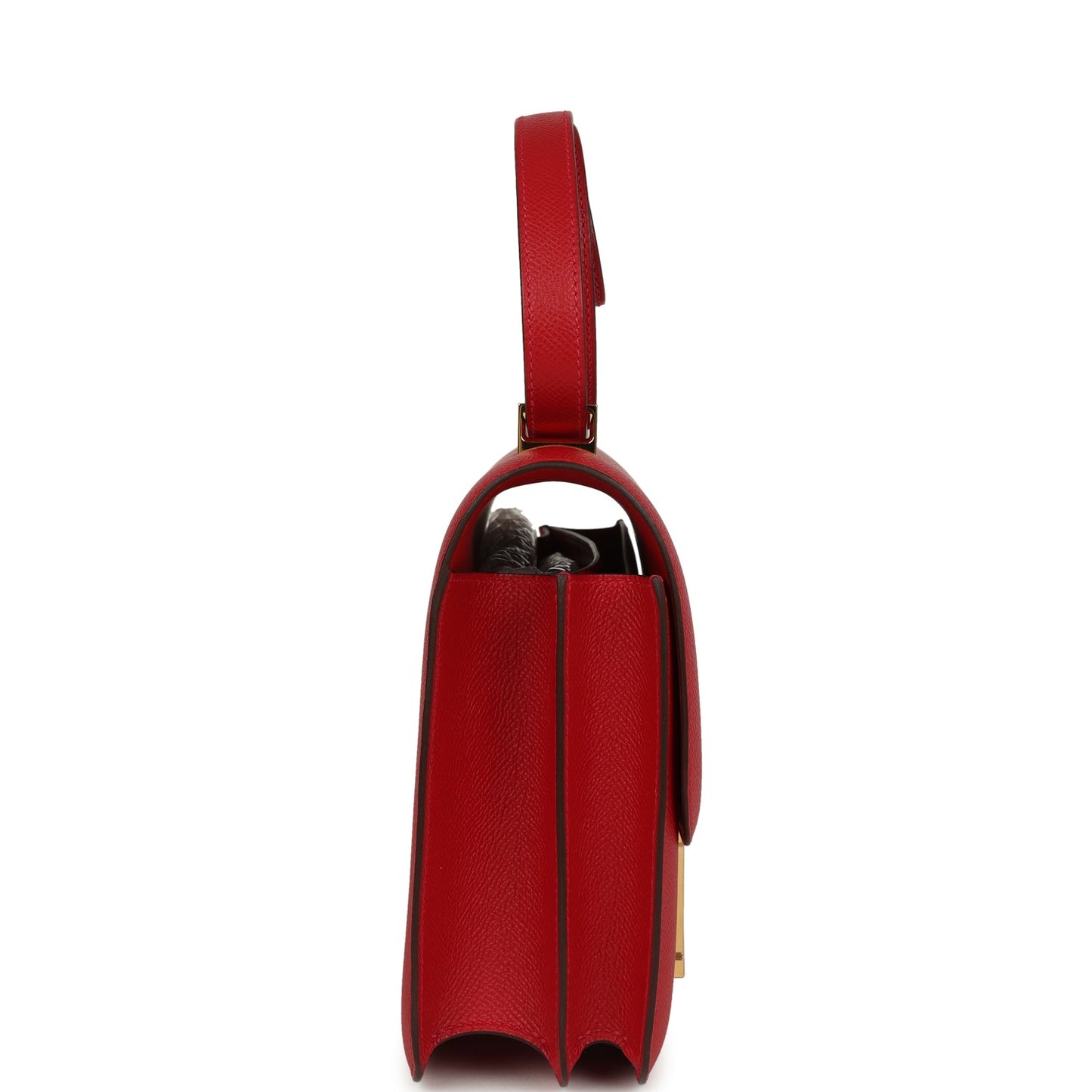 Constance 24 Rouge Casaque Epsom Gold Hardware