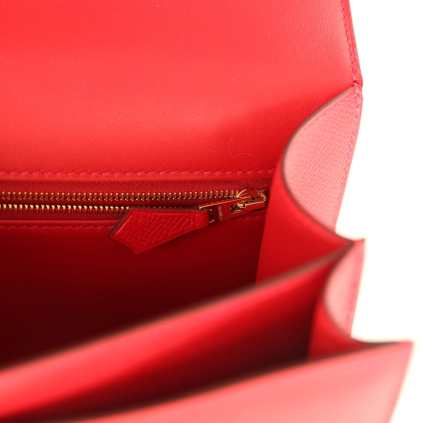 Constance 24 Rouge Casaque Epsom Gold Hardware