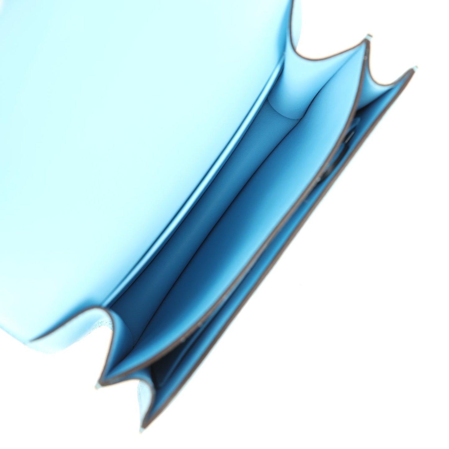 Constance 1-18 Celeste Epsom Gold Hardware