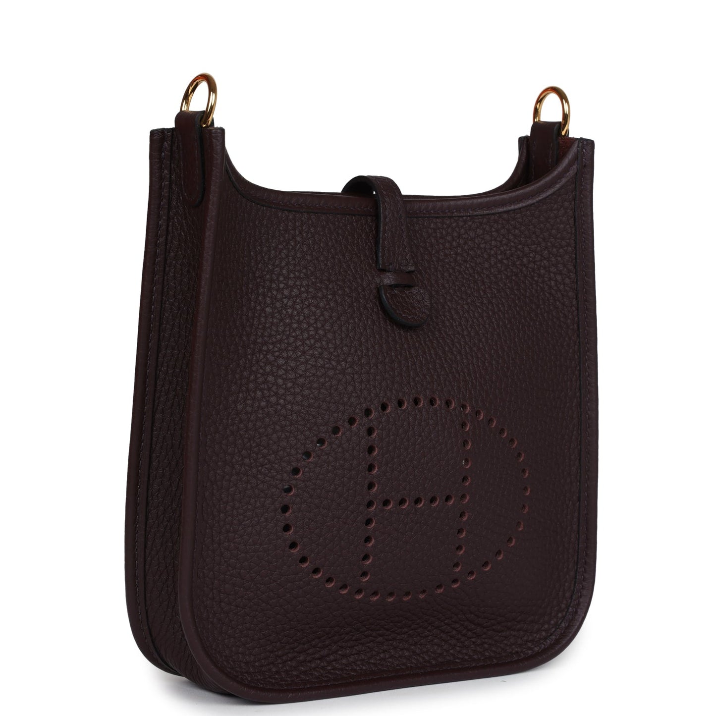 Evelyne TPM Rouge Sellier Clemence Gold Hardware