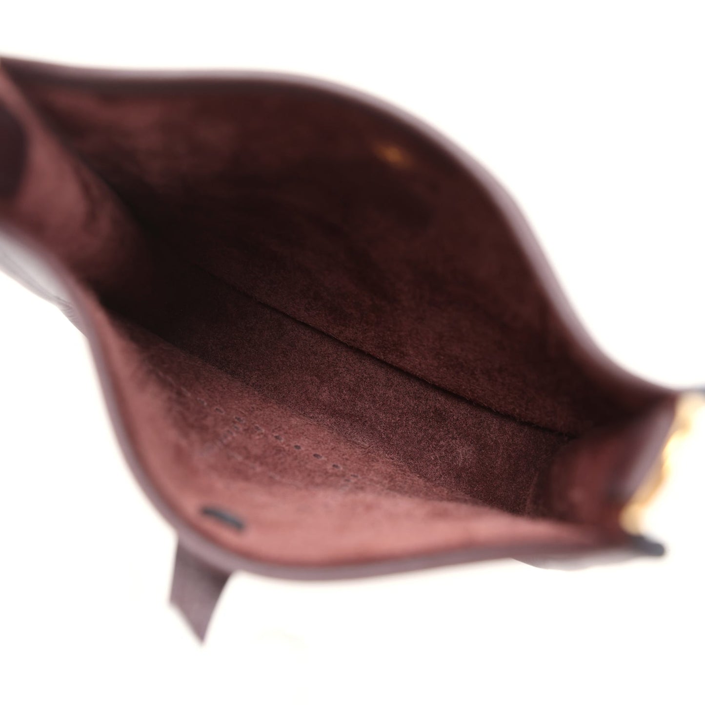 Evelyne TPM Rouge Sellier Clemence Gold Hardware