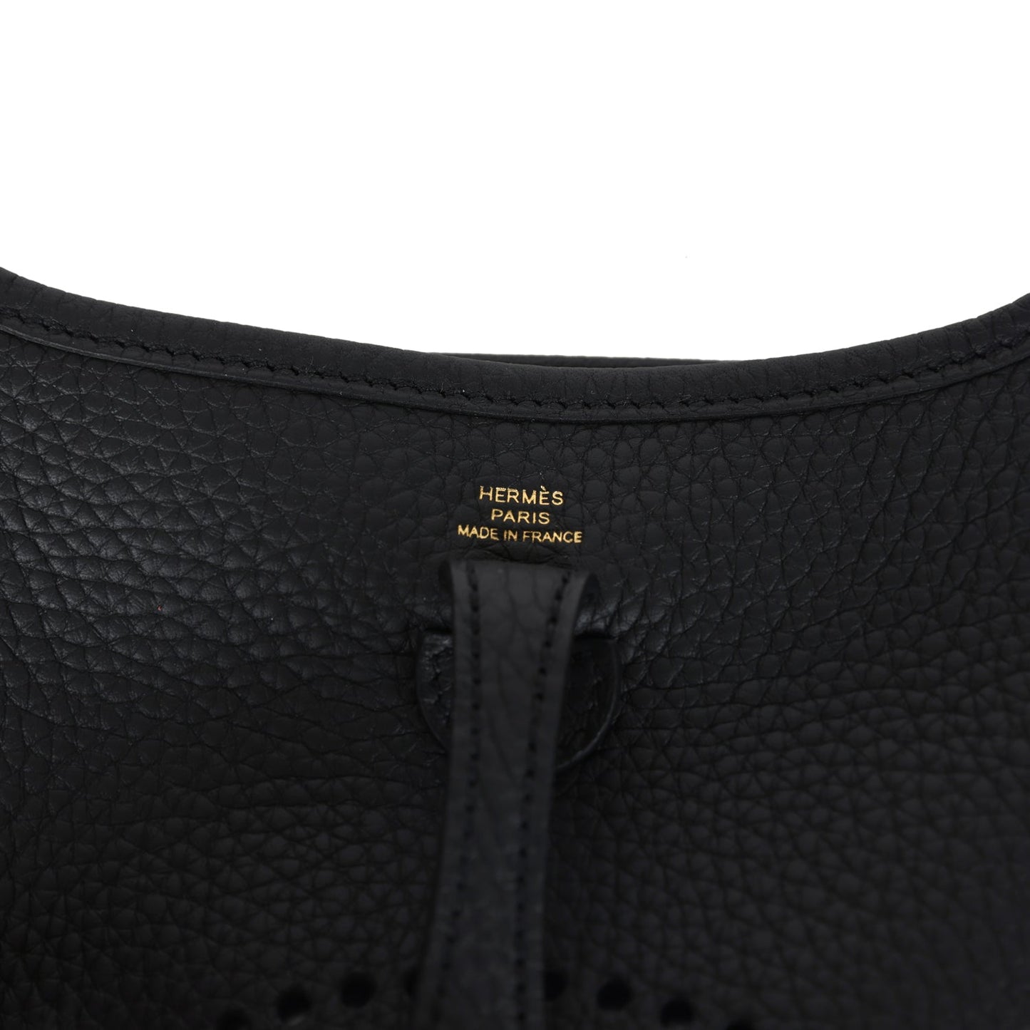 Evelyne TPM Black Clemence Gold Hardware