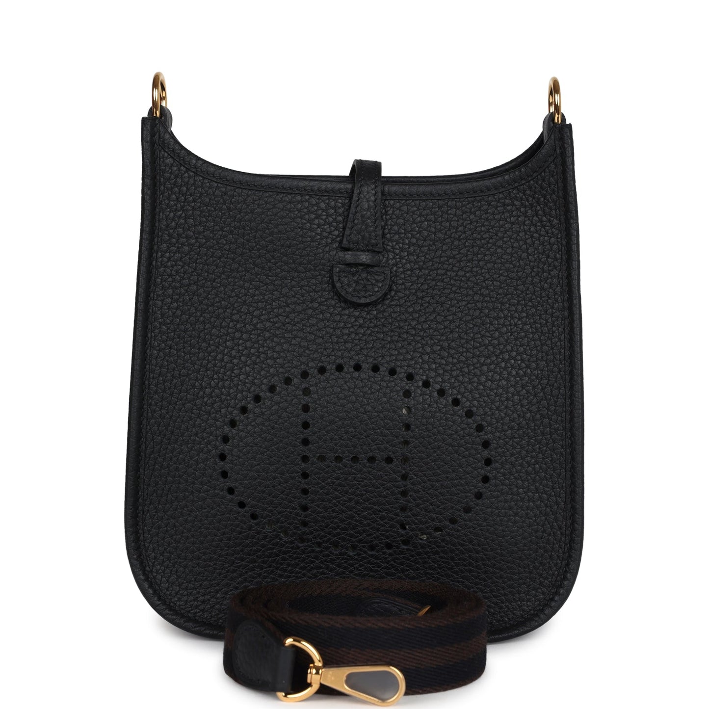 Evelyne TPM Black Clemence Gold Hardware