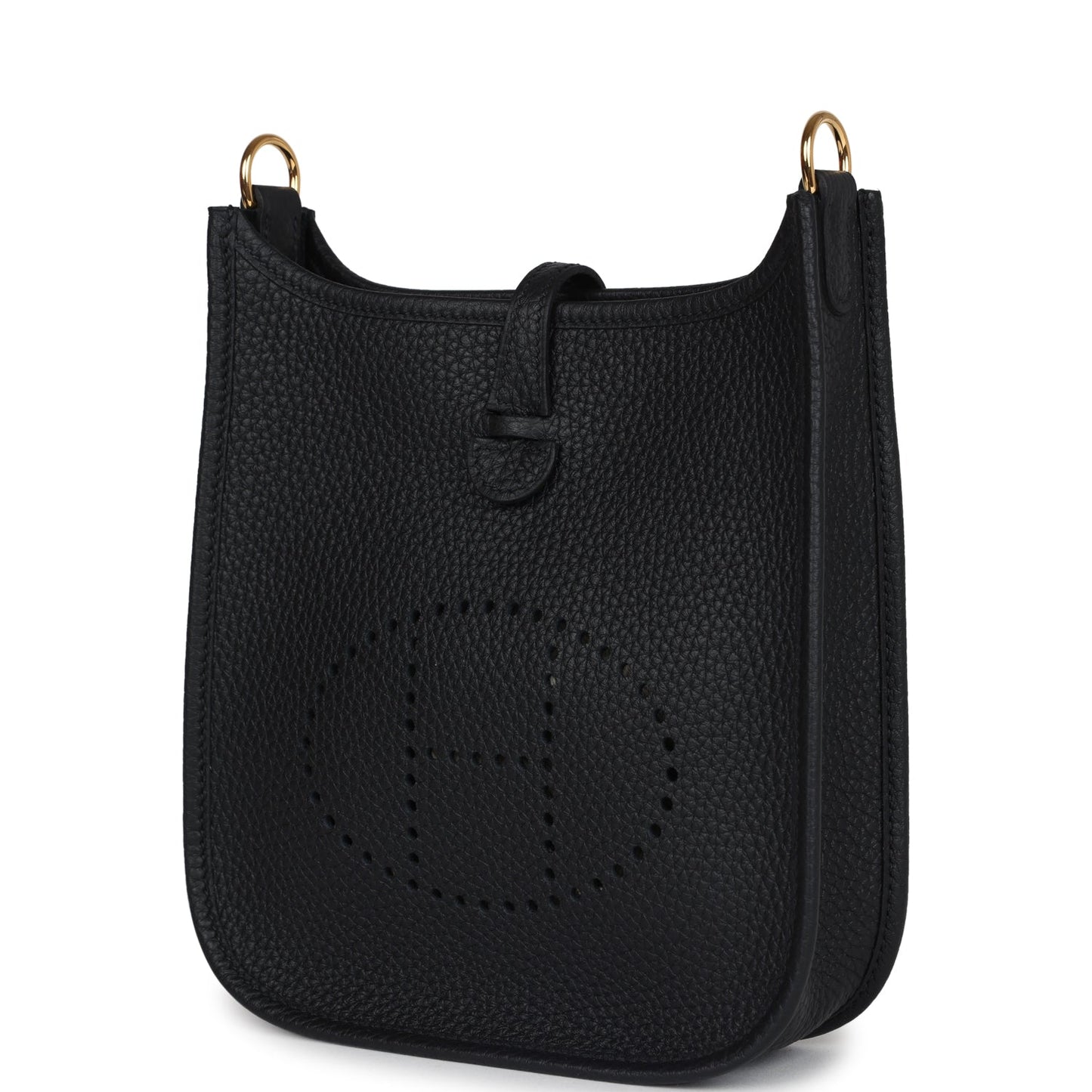 Evelyne TPM Black Clemence Gold Hardware