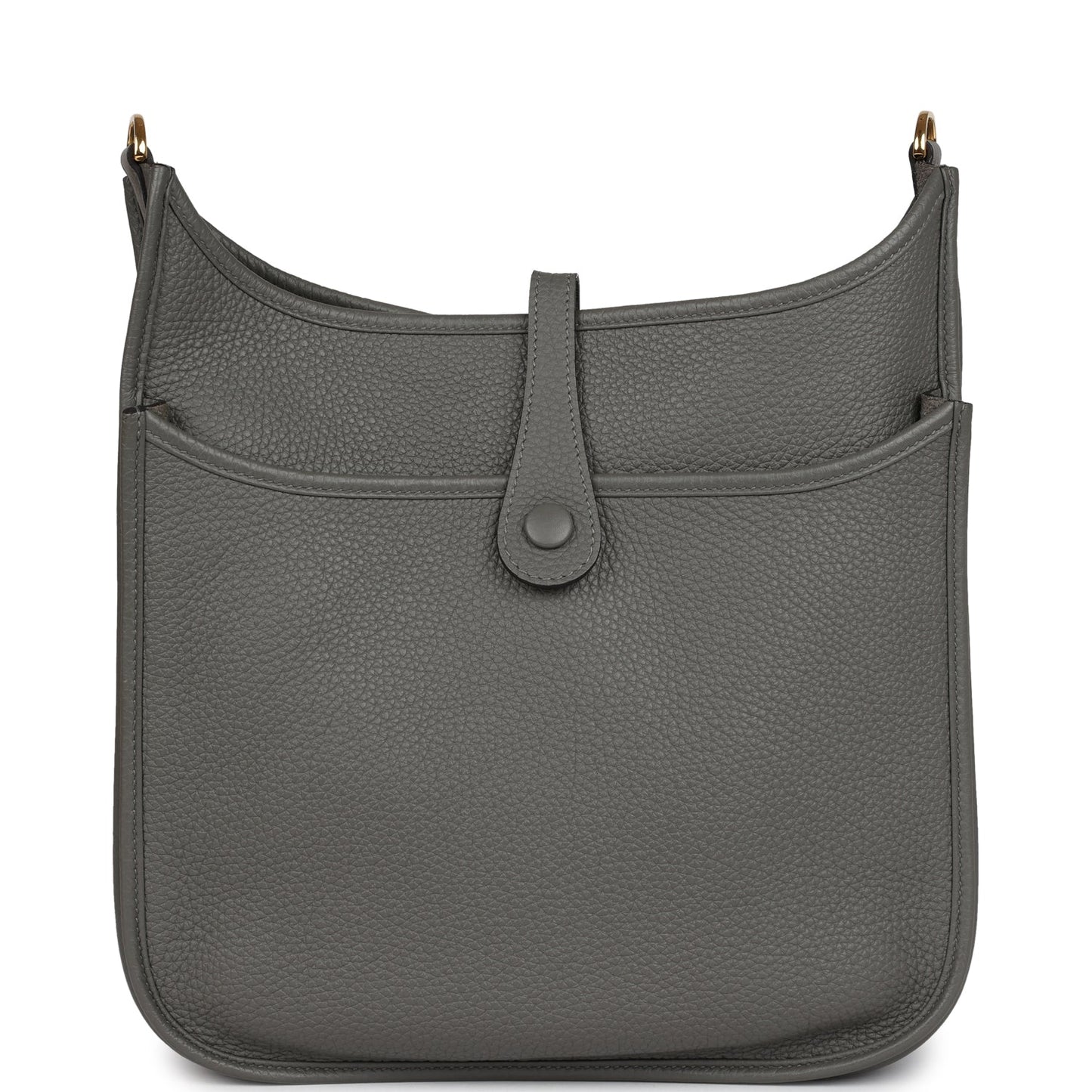 Evelyne III PM Gris Meyer Clemence Gold Hardware