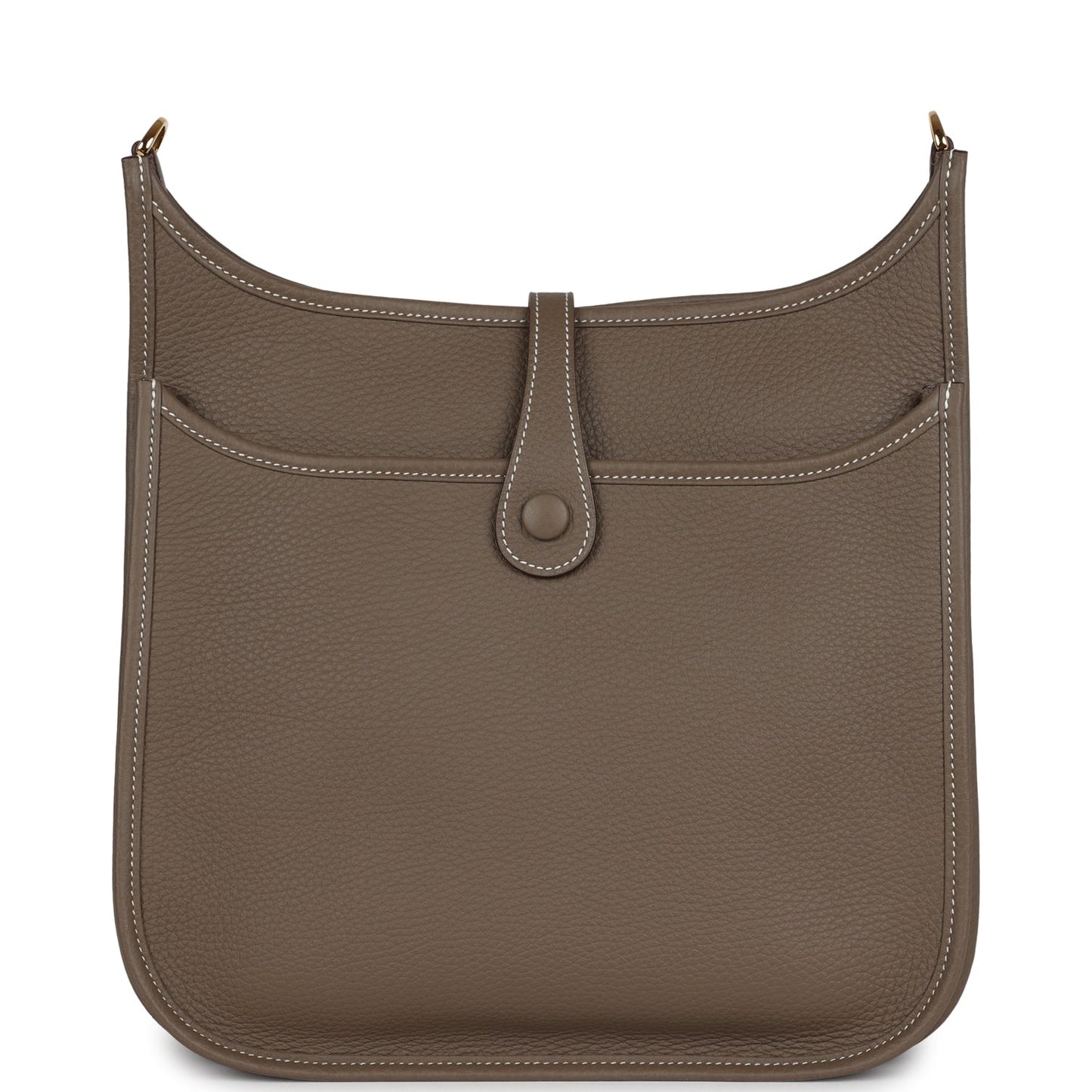 Evelyne III PM Etoupe Clemence Gold Hardware